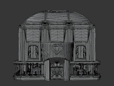Art Deco Jewelry Store A - Fortnite 3D Model
