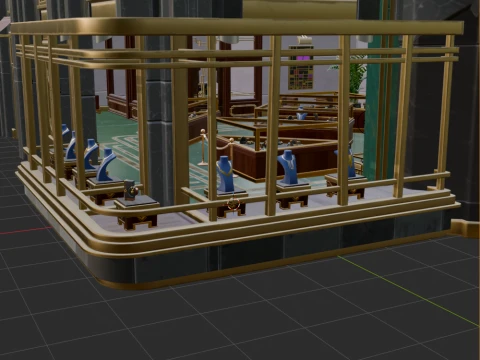 Art Deco Jewelry Store A - Fortnite 3D Model