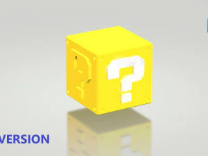 Bros Mario Blocks Planter and Boxes 3D Print Model