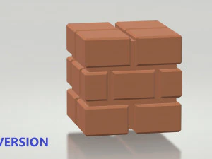 Bros Mario Blocks Planter and Boxes 3D Print Model