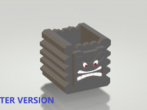 Bros Mario Blocks Planter and Boxes 3D Print Model