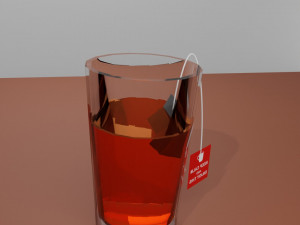 Faceted glass 3D Model