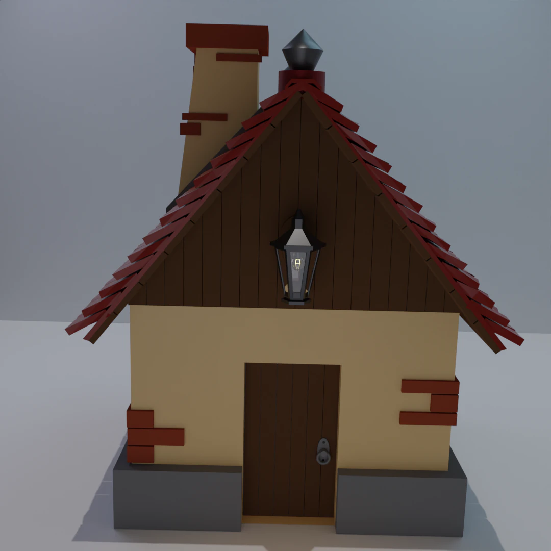 casa de dibujos animados Modelo 3D .c4d .max .obj .3ds .fbx .stl .blend 