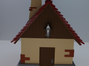 Cartoon house 3D 模型