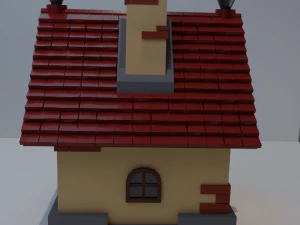 casa de dibujos animados Modelo 3D