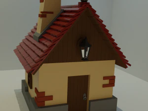 casa de dibujos animados Modelo 3D