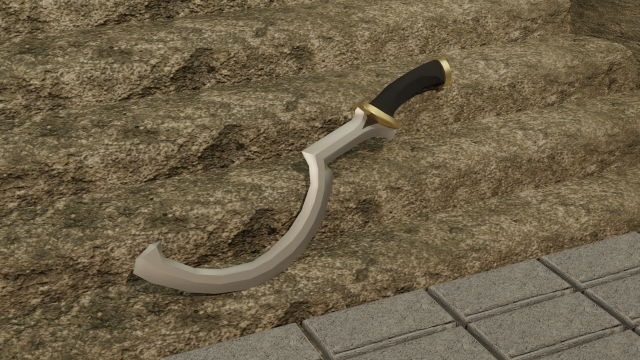 Khopesh 3D मॉडल .c4d .max .obj .3ds .fbx .stl .blend 