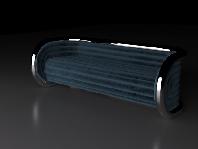 Fabulous metallic-velvet Sofa 3D 模型 .c4d .max .obj .3ds .fbx .stl .blend 