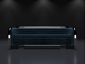 Fabulous metallic-velvet Sofa 3D 模型