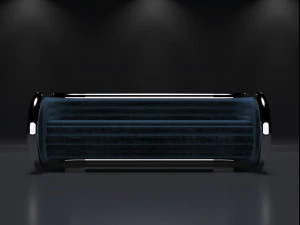 Fabulous metallic-velvet Sofa 3D Model