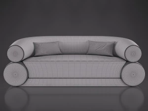 Modern Sofa Furniture minimalism 3D Model