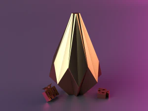 Low Poly Candle 3D Print Model
