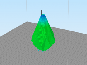 Low Poly Candle Model Cetak 3D