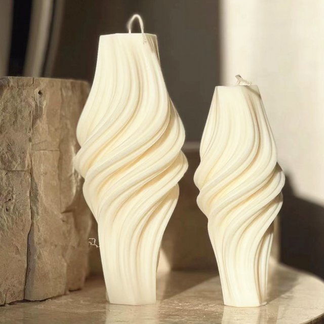 Columnar rotating candle wave candle Modèles 3D en vedette .c4d .max .obj .3ds .fbx .stl .blend 