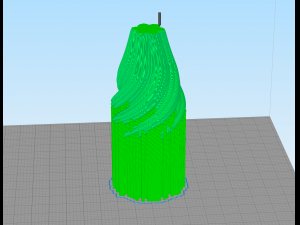 Columnar rotating candle wave candle Modèles 3D en vedette