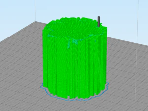 Columnar rotating candle wave candle 3D Print Model