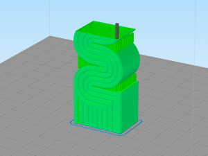 S-shaped silicone spiral candle mold Modello di stampa 3D