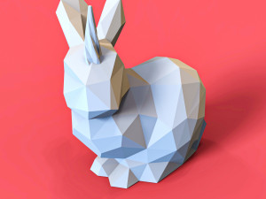 Rabbit Unicorn 3D Print Model