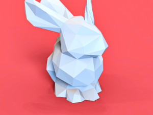 Rabbit Unicorn 3D Print Model