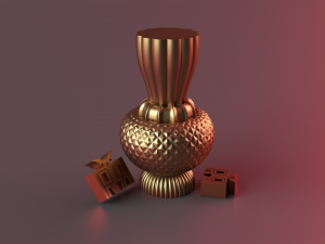 Diamond Pillar Geometric Modelo de impresión 3D
