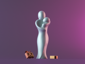 Family Warm Lover Modèles 3D en vedette