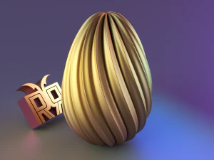 Runde Welle-Kerzenform 3D Druckmodell