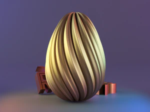 Round Welle candle mold 3D Print Model