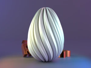 Round Welle candle mold 3D Print Model
