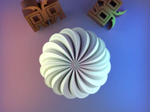 Round Welle candle mold 3D Print Model