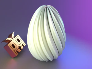 Round Welle candle mold 3D Print Model