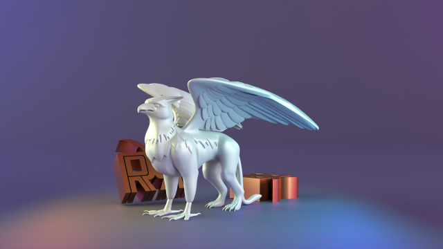 Hippogriff stute 3D Принт Модель .c4d .max .obj .3ds .fbx .stl .blend 