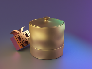 Cylindrical deform container 3D Print Model