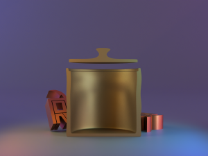 Cylindrical deform container 3D Print Model