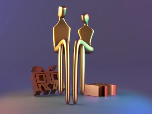 Mantle Sculpture the Two of Us 3D Print Model