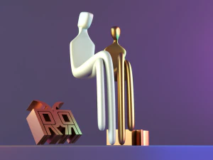 Mantle Sculpture the Two of Us 3D Print Model