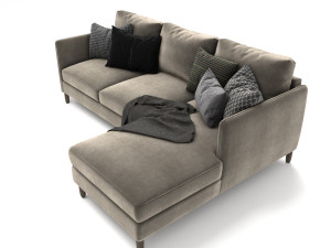 Lomeo Fixed corner sofa CG 텍스쳐