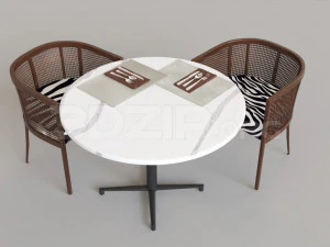 5182 Download gratuito de modelo de mesa e cadeira 3D Modelo 3D