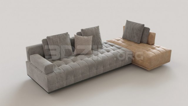 5181 Free 3D Sofa Model Download 3Dモデル .c4d .max .obj .3ds .fbx .stl .blend 