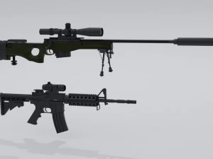 Weapons 3D Model