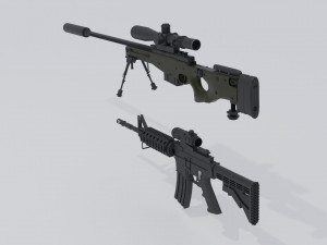 Weapons 3D Модель