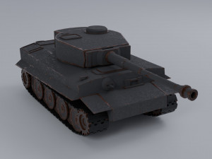 Tiger Tank 3D Модель