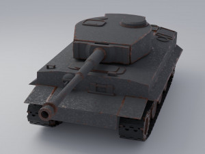 Tiger Tank Modèle 3D