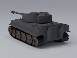 Tiger Tank Modèle 3D