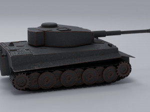 Tiger Tank Modèle 3D