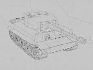 Tiger Tank Modèle 3D