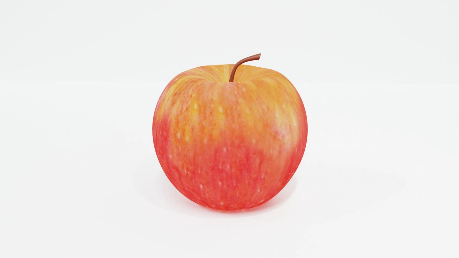 Apple 3D Model .c4d .max .obj .3ds .fbx .stl .blend