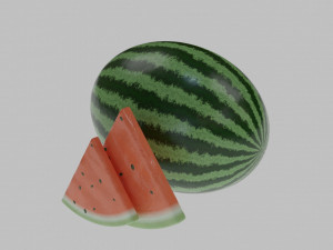 Watermelon 3D Model