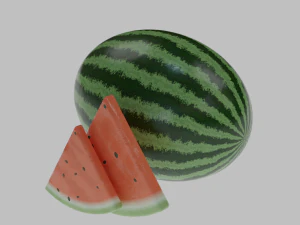 Watermelon 3D Model