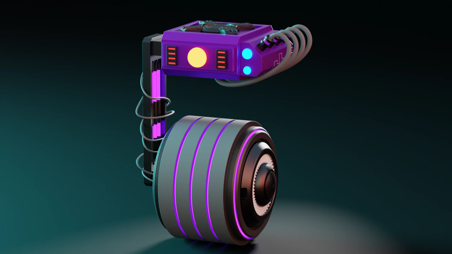 Robot 3D Model .c4d .max .obj .3ds .fbx .stl .blend 