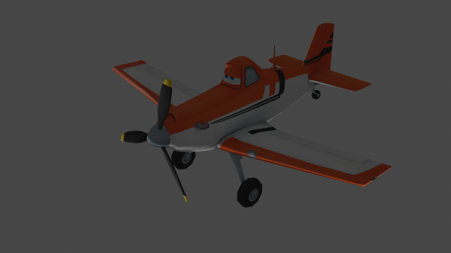 Dusty 3D Model .c4d .max .obj .3ds .fbx .stl .blend 